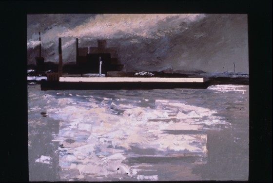 Winter Barge